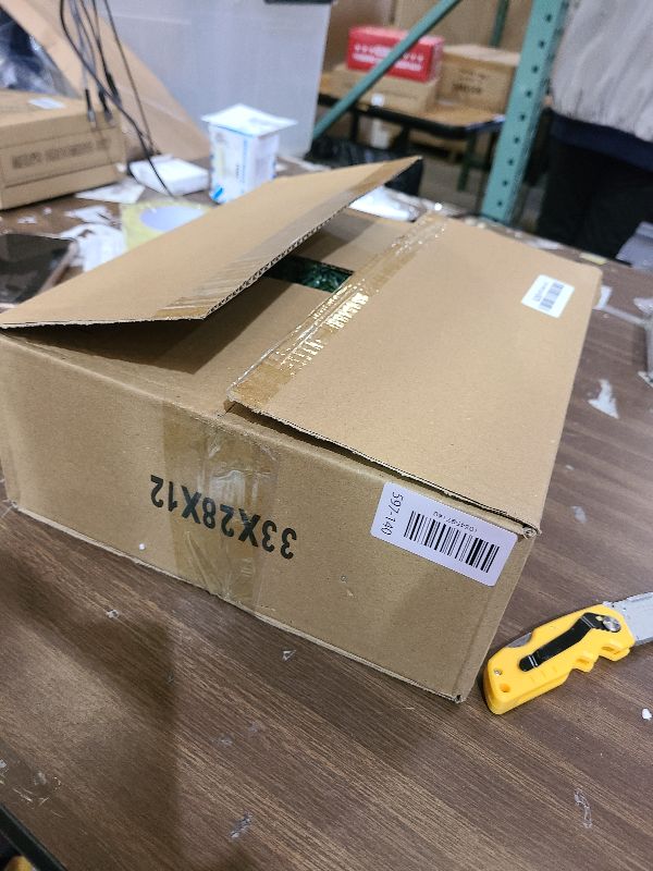 Photo 1 of 10ft Pre- Christmas Garland with 50 LED Lights, Battery Operated with Timer, Lush Artificial Xmas Greenery for Indoor & Outdoor Holiday Decoration, Green