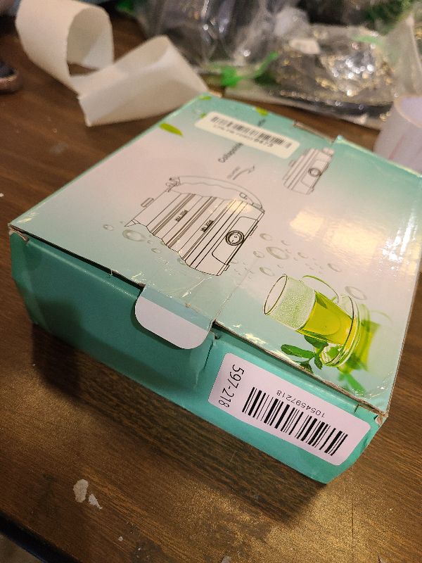 Photo 1 of 110V 555ML Ultrathin Travel Foldable Electric Kettle with Separable Power Cord and Handle, Boil Dry Protection, Food Grade Silicone