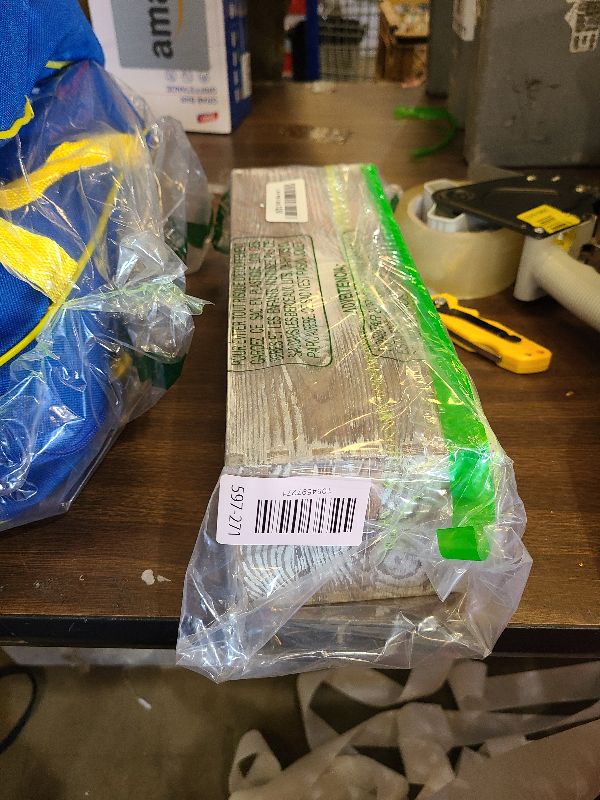 Photo 1 of 1 Pcs Wood Planter Box Rectangle Whitewashed Wooden Rectangular Planter with Inner Plastic Box - 11.5" L x 3.75" W x 3.75" H Floral Natural Centerpieces Rustic Wedding Decoration