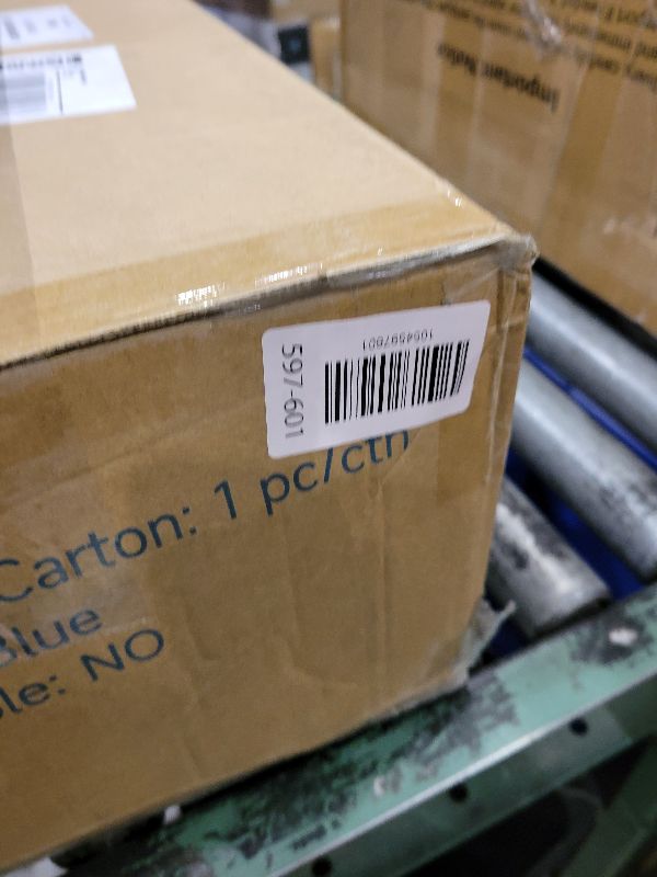 Photo 1 of HolyHeal Drop Arm Bedside Commode, Commode Toilet with Padded Seat and Backrest, 400lbs Capacity, 6.3QT Removable Bucket and Splash Guard, Adjustable Height Portable Toilet for Adults, Blue