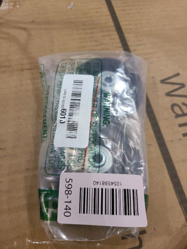 Photo 1 of 1 Pair/2pcs Luggage Suitcase Replacement Wheels 70mm, Rubber Swivel Caster Wheels 6mm Bearings Repair Kits (Black&Clear, OD70xID6xW24mm/2.75"x0.23"x0.94")