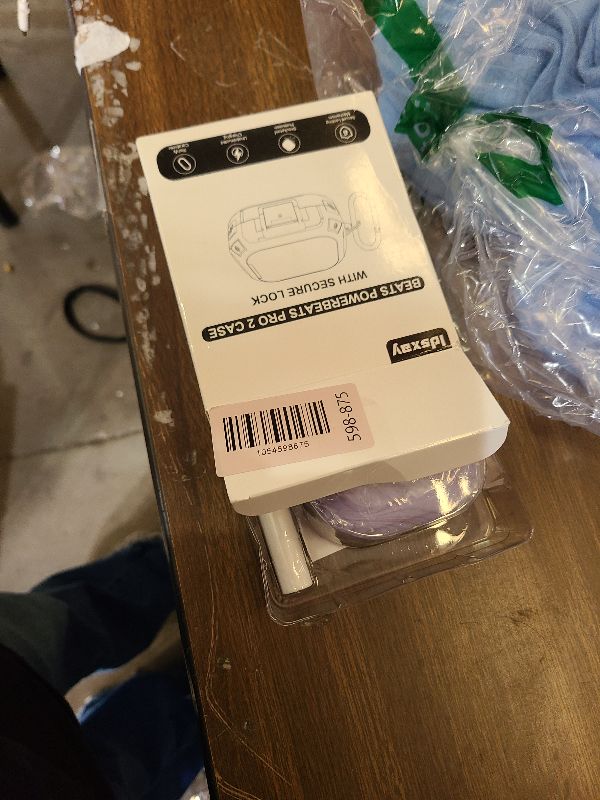 Photo 1 of [Upgrade Secure Lock] for Beats Powerbeats Pro 2 Case Cover, LDSXAY Carbon Fiber Shockproof Protective Cover for Powerbeats Pro 2 2025 with Cleaner Kit & Carabiner (Purple)