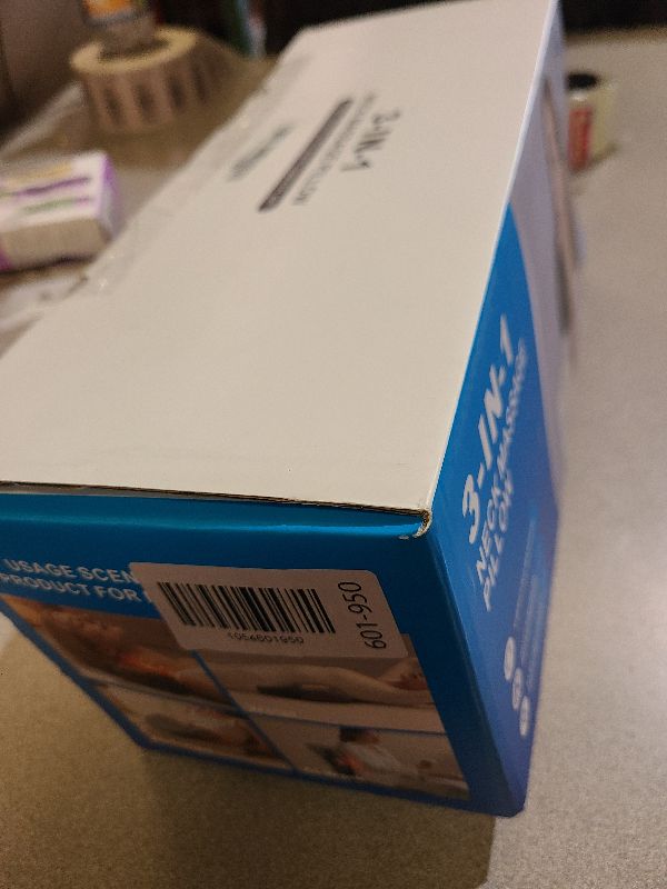 Photo 1 of 3-in-1 Neck Massager Pillow with Heating and Cervical Traction - Deep Tissue Massage for Pain Relief, Ergonomic Shoulder Massage Pillow, Neck Hump Corrector Ideal Gift for Women and Men Corded