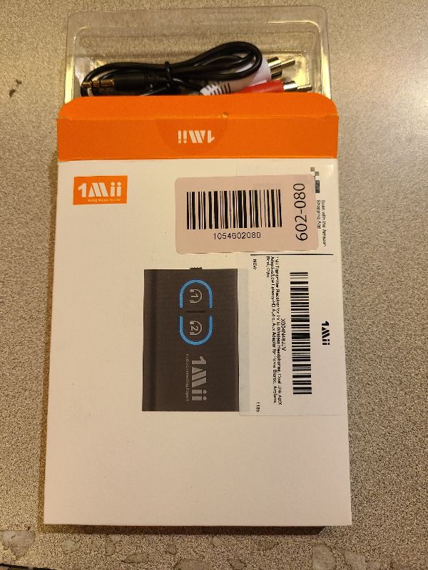 Photo 1 of 1Mii Bluetooth 5.3 Transmitter Receiver for TV to Wireless Headphones, Dual Link AptX Adaptive/Low Latency/HD Audio, Aux Adapter for Home Stereo, Airplane, Boat, Gym