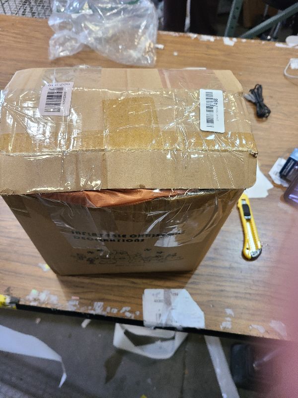 Photo 1 of 12FT Christmas inflatables, Christmas Inflatable Outdoor Decoration Sitting Reindeer with Built-in Led Lights, Christma Blow Ups Outdoor Roof Yard Lawn Xmas Decor