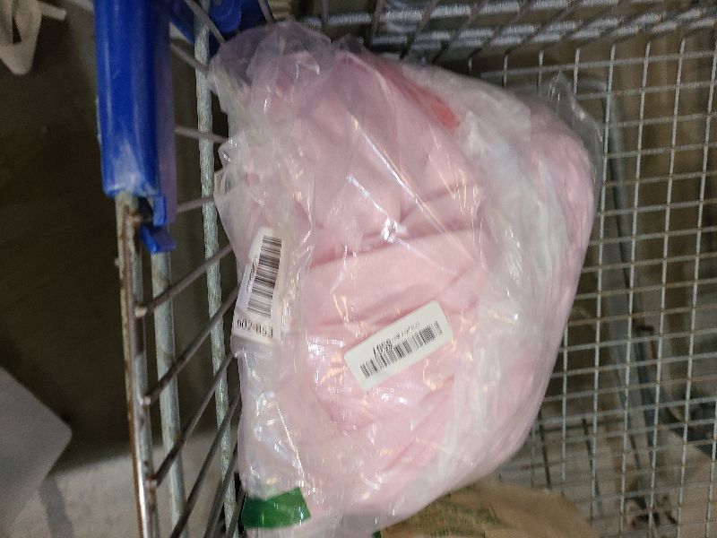 Photo 1 of 10x10FT Pink Wrinkle Free Backdrop Curtains with Lights String for Parties - Photo Curtain Backdrop with Lights for Wedding Decorations, Bridal Baby Shower Birthday Party Photography Background