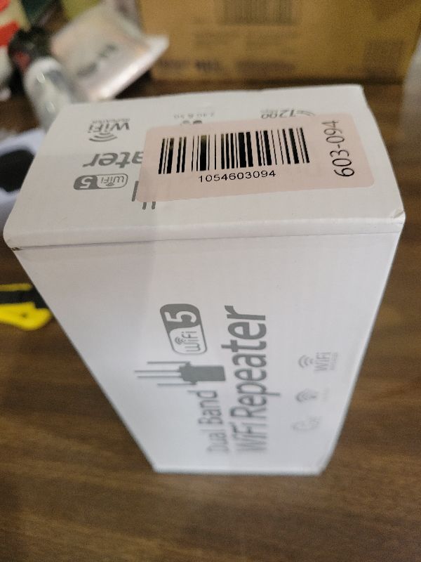 Photo 1 of 12880 Sq.Ft Range WiFi Extender Signal Booster Dual Band 5GHz/2.4GHz, 105-Device Compatibility, Simple Installation, WiFi Extender