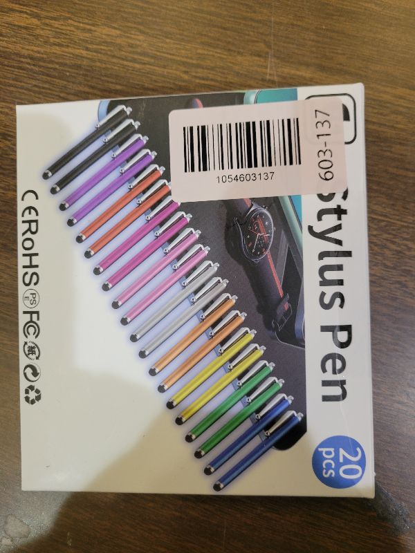 Photo 1 of 20 Pack Stylus Pen,Stylus Pen for Touchscreen High Precision and Sensitivity for Everyday Writing/Drawing,Universal Stylus Compatible with Touch Screens,10 Colors