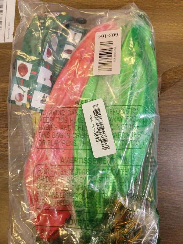 Photo 1 of 12 Inch Inflatable Christmas Balls with Pump Festive Ornaments for Front Door Yard Outdoor Decorations