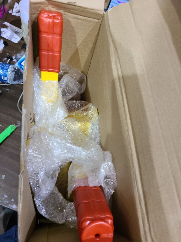 Photo 1 of 2 Pcs Wheel Lock for Cars, Heavy Duty Trailer Wheel Lock Universal Security Anti Theft Tire Clamp for Vehicles Boot Camper SUV ATV Boat Motorcycle Deterrent(Red)