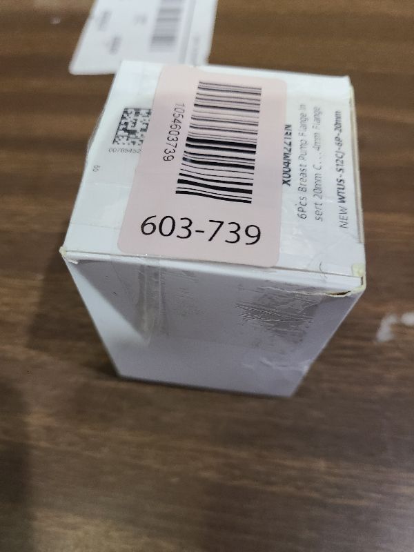 Photo 1 of 6Pcs Breast Pump Flange Insert 20mm Compatible with Momcozy/Spectra/Medela/eufy/Elvie/Lansinoh/Paruu P10 Breast Pump, Fit for Momcozy M5/M9/M6/V2 Pro/V2 pro/S12 Pro/eufy E10 S1 S1 Pro, 24mm Flange
