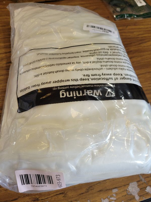 Photo 1 of 10ft x 10ft Ivory Backdrop Curtain for Wedding Ivory Wrinkle Free Backdrop Drapes Panels for Parties Baby Shower Bridal Shower Birthday Photo Photography Polyester Fabric Background Decoration