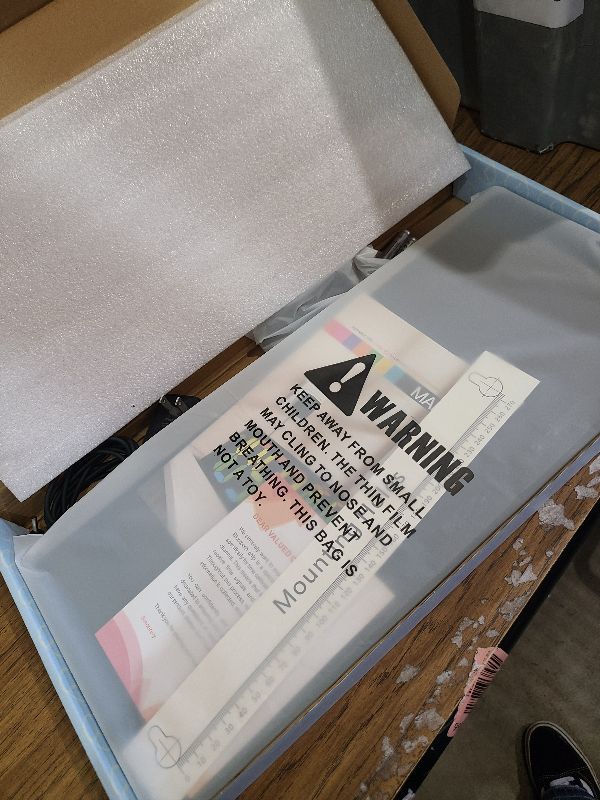 Photo 1 of 11 RGB Color Changes Large Digital Wall Clock/Bluetooth Auto Time Sync, Remote-Controlled Digital Wall Clock Large Display with Alarm/Timer Function, DST, Indoor Temperature/Humidity Display (18 inch)