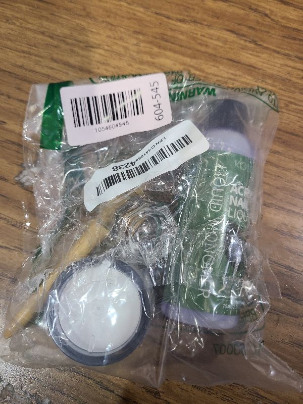 Photo 1 of Acrylic Nail Kit Acrylic Powder and Liquid Set with Kolinsky Nail Brush, Lamp (Not Required) for Home DIY Salon Nails Application