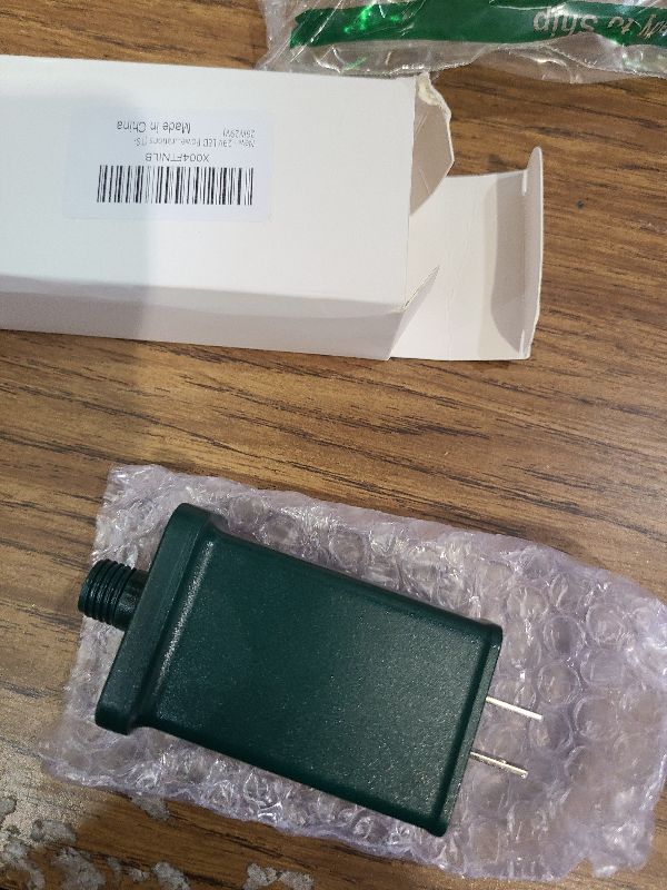 Photo 1 of 29V LED Power Supply, Christmas Tree Plug Adapter, IP44 Waterproof Class 2 Power Supply for Christmas String Light Inflatable Decorations (TS-26W29V)