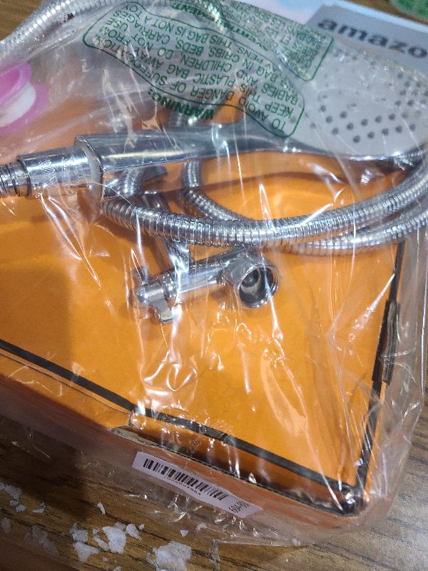 Photo 1 of 10 inch Rainfall Shower Head Combo Stainless Steel, THE FIRST WATERFALL mode, 10 Inch Rain Shower Head with Handheld 6 Spray Modes High Pressure, Overhead Shower Adjustable Extension Arm,Chrome