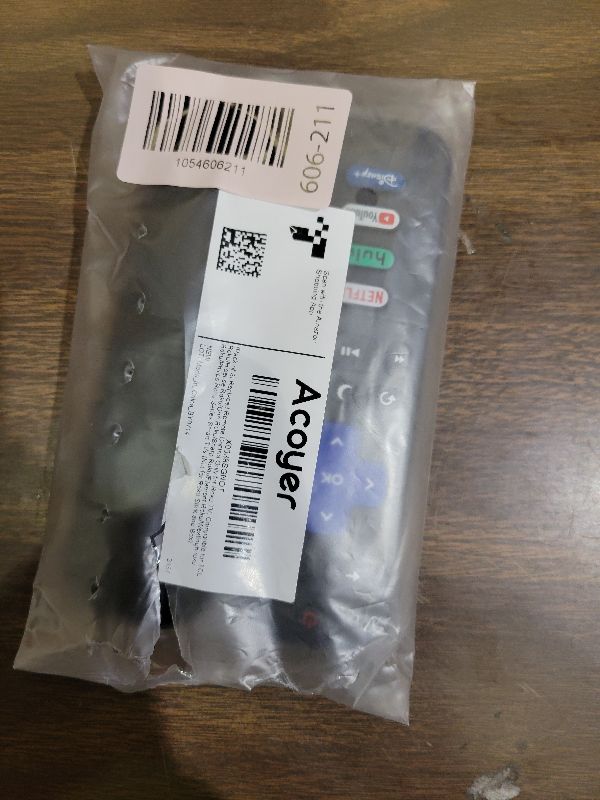 Photo 1 of (Pack of 2) Replacement Remote Control Only for Roku TV, Compatible for TCL Roku/Hisense Roku/Onn Roku/Sharp Roku/Element Roku/Westinghouse Roku/Philips Roku Smart TVs (Not for Roku Stick and Box)