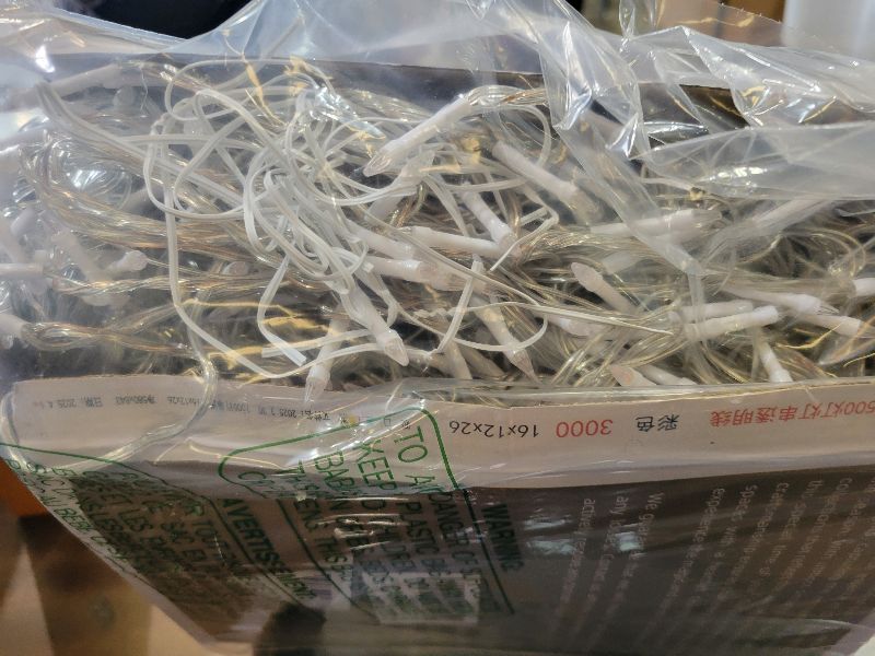 Photo 1 of 1500 LED 470FT Christmas String Lights, 12 Modes and Timer Memory Dimmable, Plug in Outdoor Waterproof Clear Wire Twinkle Fairy Light for for Xmas Yard Tree Wedding Party Outside Decor (Multicolor)