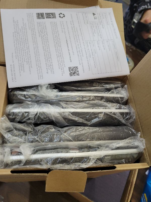 Photo 1 of AT&T BL102-5 DECT 6.0 5-Handset Cordless Phone for Home with Answering Machine, Call Blocking, Caller ID Announcer, Audio Assist, Intercom, and Unsurpassed Range, Silver/Black