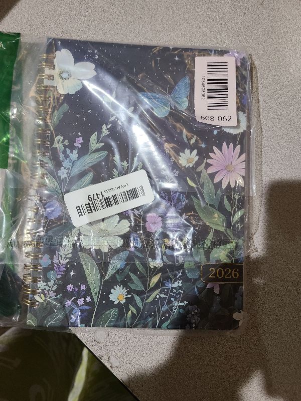 Photo 1 of 2026 Planner, Weekly and Monthly Calendar Planner Book, January 2026 - December 2026, Hardcover Spiral Planner with Monthly Tabs, Notes Pages, Perfect for Women & Men, A5 (6.4" x 8.5") - Starry Garden