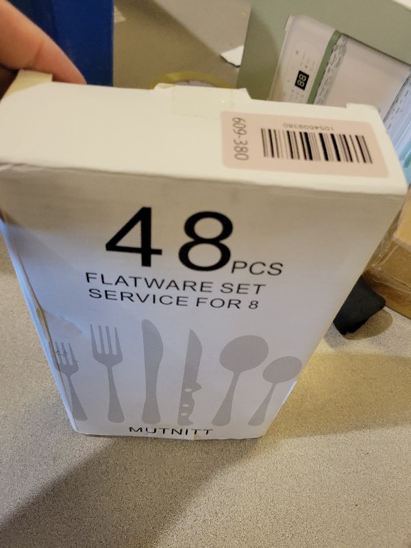 Photo 1 of 48 Pcs Rose Gold Silverware Set with Steak Knives Service for 8,Stainless Steel Flatware Set,Mirror Polished Cutlery Utensil Set, Kitchen Eating Tableware,Include Fork Knife Spoon Set,Dishwasher Safe