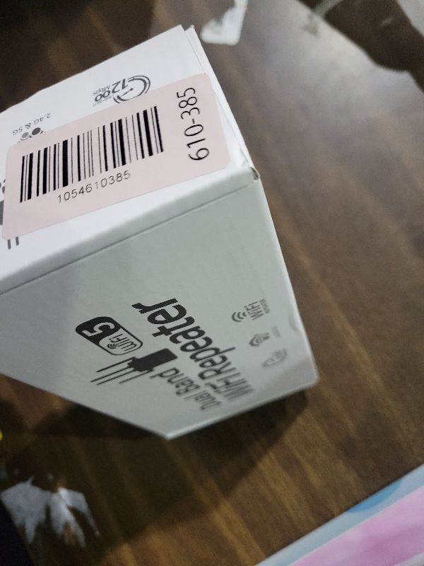 Photo 1 of 1200Mbps WiFi Extender Signal Booster – Dual Band WiFi Speed Enhancer, EasyMesh Compatible, 4 Directional Antennas (12880 Sq.ft),WiFi Booster Supports 105 Devices, Ethernet Port and Easy Setup