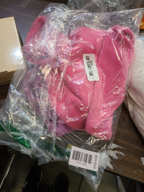 Photo 1 of 2 Pieces Fleece Dog Clothes Vest Winter Warm Dog Sweaters for Small Dogs Male Female Fall Pullover Puppy Clothes with D-Ring Soft Puppy Sweater (Rose,Purple, Large)