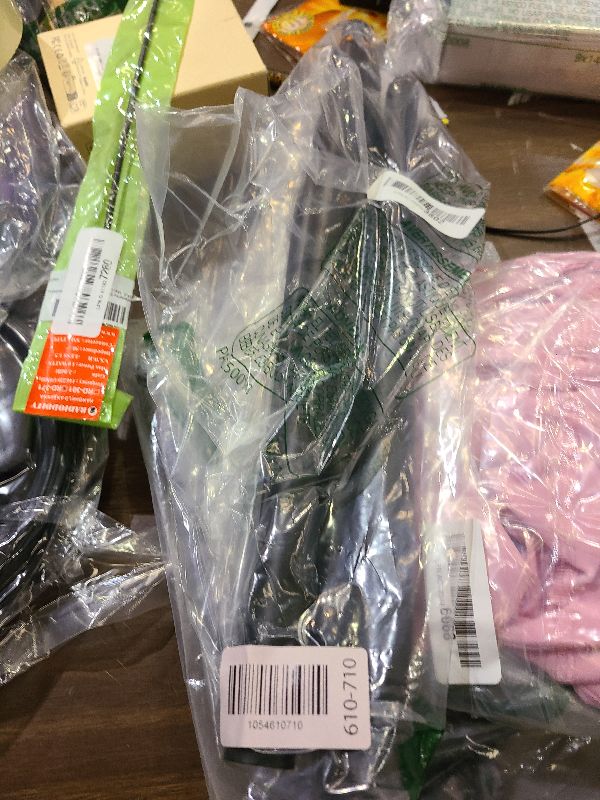 Photo 1 of 1” Diameter Curtain Rods Itself is 30 to144 inch 1 Pack Fit 30-142 inch, 66 to 120 inch Window with Heavy Duty Adjustable Rod Matte Black Curtain Splicing Metal Extra Long Curtain Rod for Windows