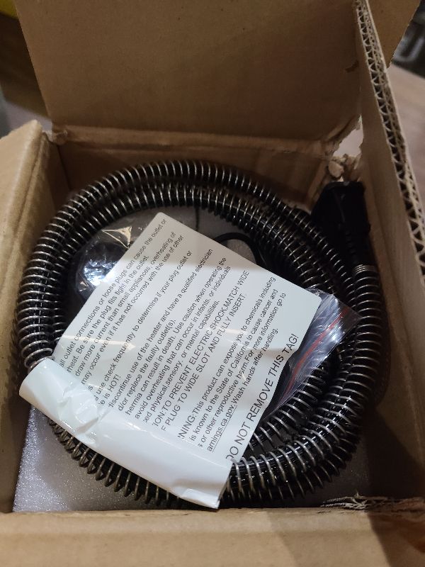 Photo 1 of 1200W Dog House Heater with Thermostat WIFI Control, Dog Heaters for Outside Doghouse Chicken Coop, Greenhouse, Outdoor Pet Heater with 6.6FT External Temperature Probe and Anti-chew Cable