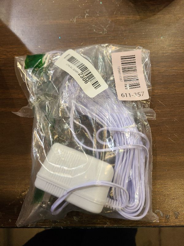 Photo 1 of 18V Video Doorbell Power Transformer,18Volt 500MA Doorbell Power Adapter, Compatible with Ring, Nest, Wyze, Arlo Wireless Video doorbell(26ft Cable,White)