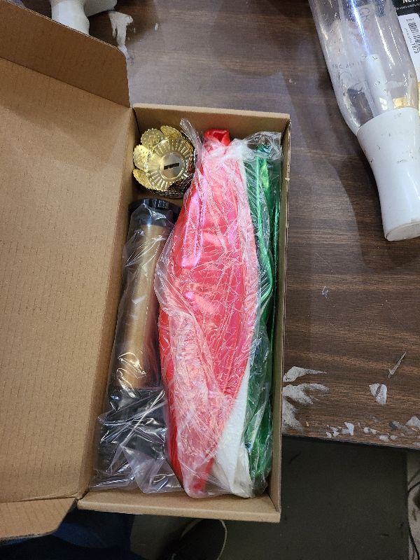 Photo 1 of 12 Inch Inflatable Christmas Balls with Pump Festive Ornaments for Front Door Yard Outdoor Decorations