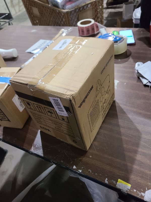 Photo 1 of 120,000mg/h 0zone Generator High Capacity Ozone Machine & Negative Ion Air Purifier for Home, Car, Pet Odor Removal, O3 Odor Eliminator up to 2,500 Sq. Ft.(Blue)