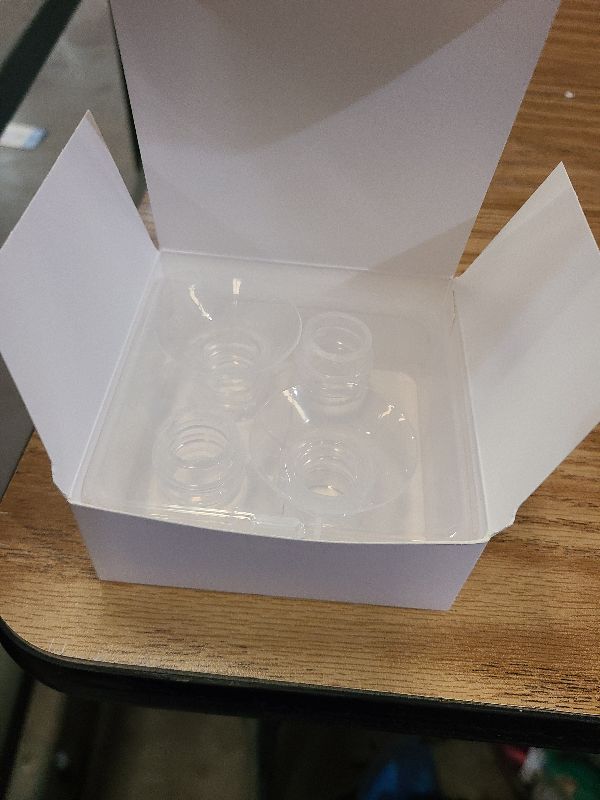 Photo 1 of 18mm Flange Inserts for 24mm Flange/Shield, Compatible with Momcozy/Medela/MOMMED/Bellababy/Spectra Breast Pumps, Pump Parts Replace (4PCS 18mm)