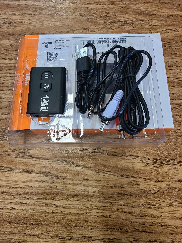 Photo 1 of 1Mii Bluetooth 5.3 Transmitter Receiver for TV to Wireless Headphones, Dual Link AptX Adaptive/Low Latency/HD Audio, Aux Adapter for Home Stereo, Airplane, Boat, Gym