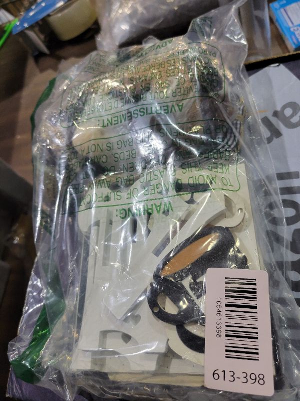 Photo 1 of 13 Pieces Coffee Bar Tiered Tray Decor Signs Set Coffee Plush Gnome Bar Wooden Signs Flag Wooden Bead Garland Decoration