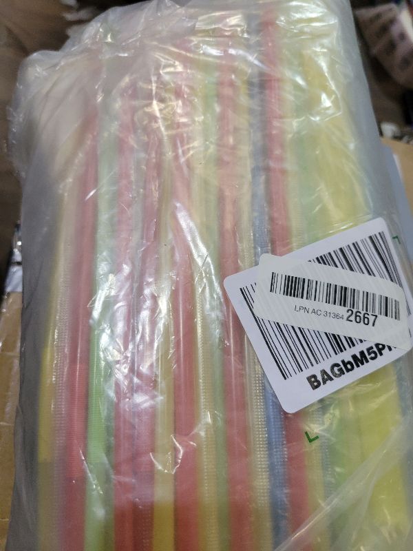 Photo 1 of 100 Pcs Zipper Plastic Pouches Drink Bags,Heavy Duty Hand-Held Translucent frosted Reclosable Stand-up Bag 2.4" Bottom Gusset with 100pcs Straws & Funnel Included