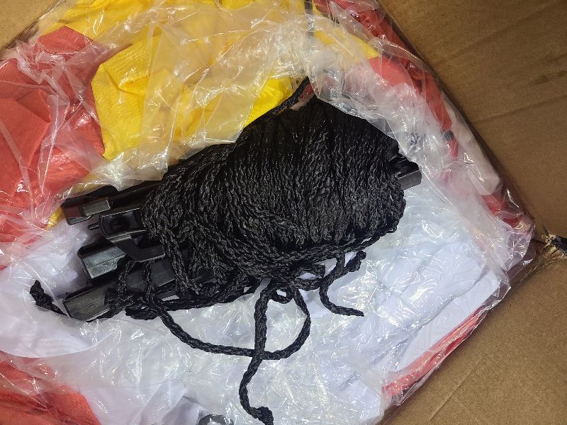 Photo 1 of 12 Ft Ht x 14 Ft L Giant Christmas Inflatables Santa Elf Ride Dinosaur Holding Candy Cane Christmas Blow Up Yard Decorations Built-in LEDs Christmas Decorations Outdoor Party Holiday Xmas Decor Lawn