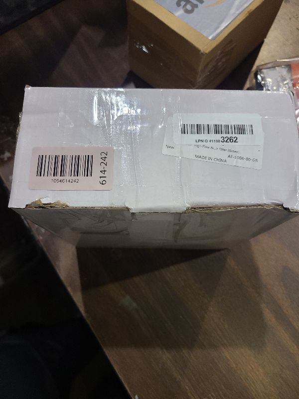 Photo 1 of 3.15" High Flow Air Intake Mushroom Filter Washable Sponge Honeycomb Mesh Air Filter (Green)