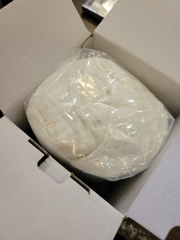 Photo 1 of 5 STARS UNITED Knee Pillow for Side Sleepers - Hip Pain Relief, Memory Foam Leg Cushion for Side Sleeping - Between Legs Pillow for Sciatica & Lower Back Pain, White