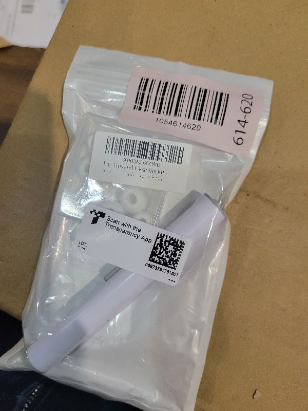 Photo 1 of [3 Pairs] Replacement Ear Tips for AirPods Pro and AirPods Pro 2nd Generation with Noise Reduction Hole, 3 in 1 Cleaner Kit for AirPods 1 2 3 Pro/Pro 2, Silicone Ear Tips for AirPods Pro (S/M/L)