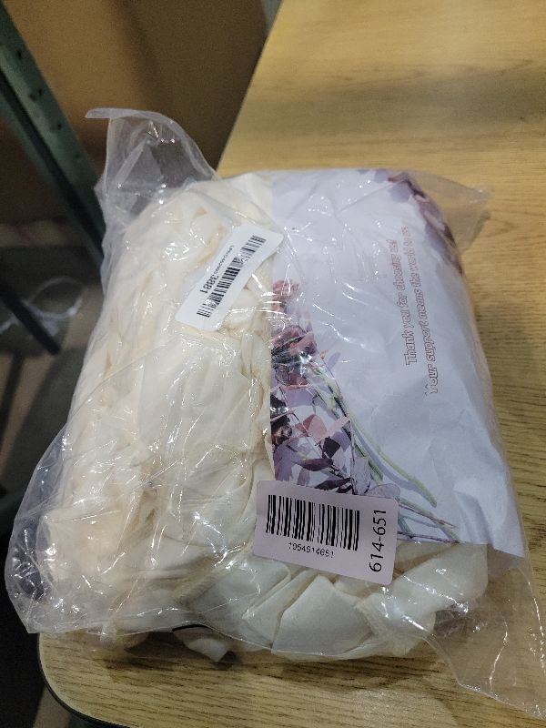 Photo 1 of 10x10ft Wrinkle Free Ivory Backdrop Curtain for Parties Soft Fabric Drapes Wedding Ivory Curtain Backdrop for Birthday Party Decorations Background for Photography 5x10ft,2 Panels