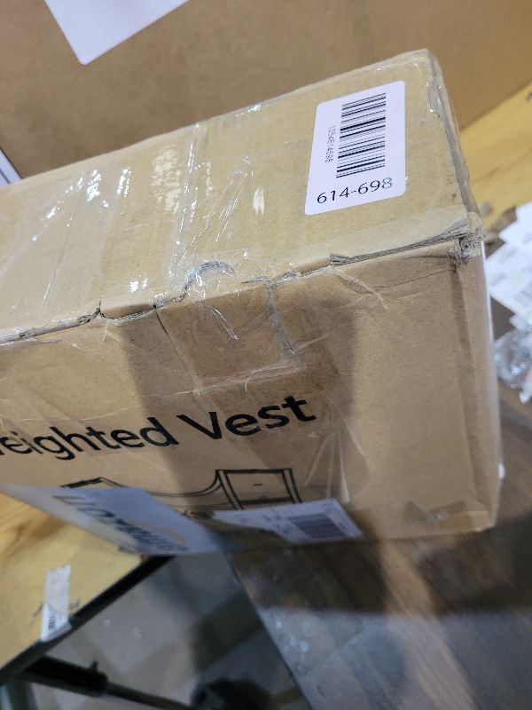 Photo 1 of 16Lb Purple Weighted Vest with Two Adjustment Straps for Men Women, Weight Vest with Reflective Stripes for Workout, Strength Training, Running, Fitness, Muscle Building, Weight Loss, Weightlifting