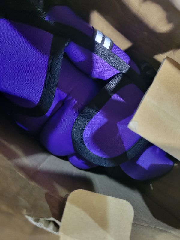 Photo 1 of 16Lb Purple Weighted Vest with Two Adjustment Straps for Men Women, Weight Vest with Reflective Stripes for Workout, Strength Training, Running, Fitness, Muscle Building, Weight Loss, Weightlifting