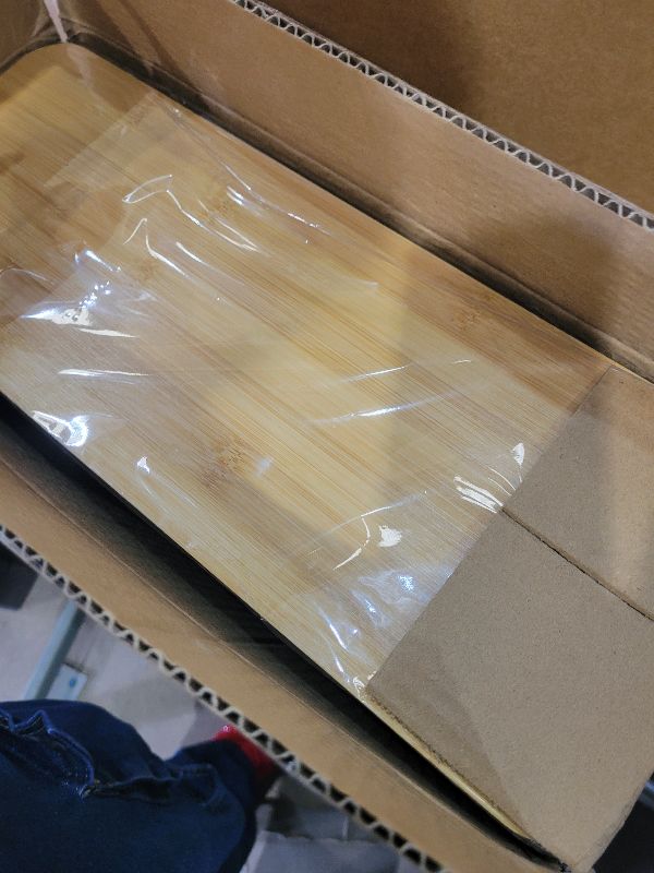 Photo 1 of 2 Pack Large Cable Management Box – Wooden Style Cord Organizer Box and Cover for TV Wires, Computer, Router, USB Hub and Under Desk Power Strip – Safe ABS Material and Baby-Pets Proof Lock (Black)