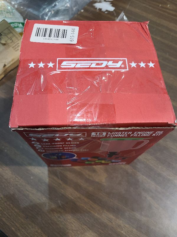 Photo 1 of 18-Piece Engine Oil Funnel Set, 1.59QT/1.5L Automotive Oil Funnel Kit with 12 Adapters, Elbow Fitting, Arrow Screen and Magnetic Storage Hooks Tray, Compatible with GM, Ford, BMW, Audi, Land Rover Etc