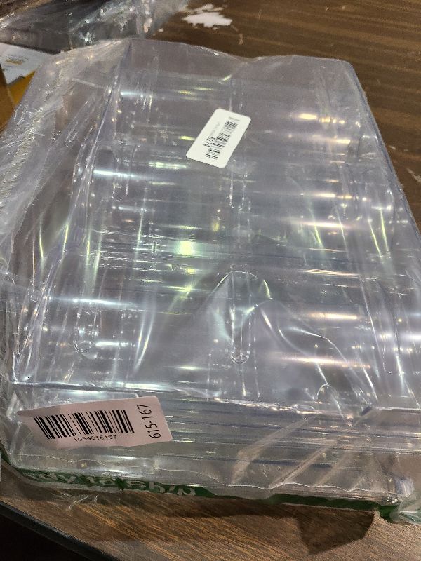 Photo 1 of [Large Compartment] Water Bottle Organizer for Stanley 40 oz, 3 Pack Stackable Water Bottle Organizer, Clear Water Bottle Holder for Tumbler Travel Mug Cup, Kitchen Pantry Organization and Storage