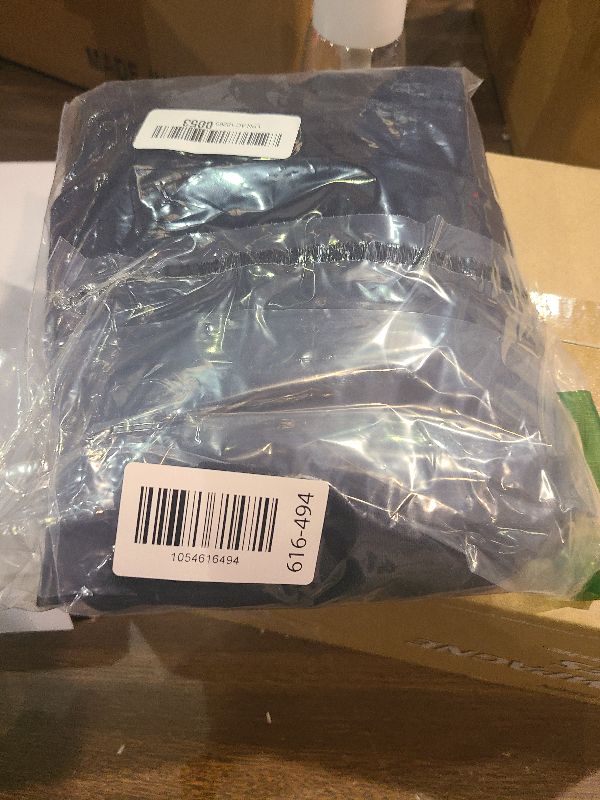 Photo 1 of Amazon Essentials Women's High-Rise Regular-Fit Ankle-Length Tapered-Leg Khaki Pant, Black, 14 Short