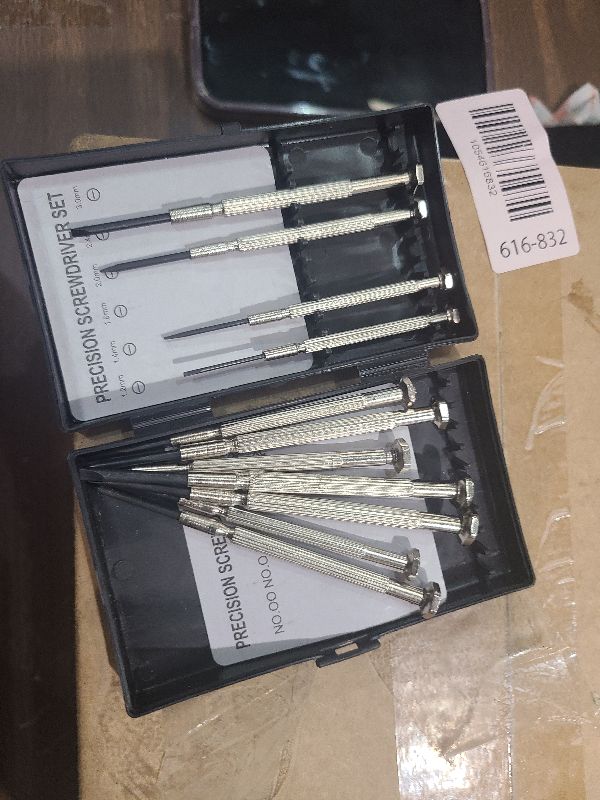 Photo 1 of 11 Pcs Small Precision Screwdriver Set, Tiny Screwdriver Set, Mini Screw Driver Kit with Slotted and Phillips Heads, Ideal for Watch, Eyeglasses, Toys, Electronics, Computer Repair
