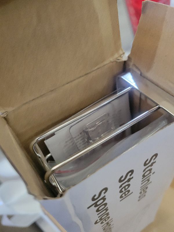 Photo 1 of [Slim & Space-saving] Sponge Holder for Kitchen Sink, Sponge Caddy for Scrub Daddy / Scrub Mommy Smiley Face, Sink Organizer Accessories for Dish Brush, Scrubber -with 2 Suction Cups & 1 Adhesive Hook