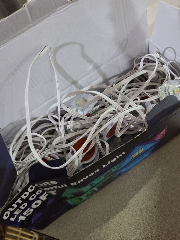 Photo 1 of 150FT Permanent Outdoor RGB Lights - Waterproof Smart LED Eaves Lights with App/Remote Control, Music Sync & DIY Scenes, Perfect for Christmas, Halloween, Parties & Daily Decor, Ideal for House Roof